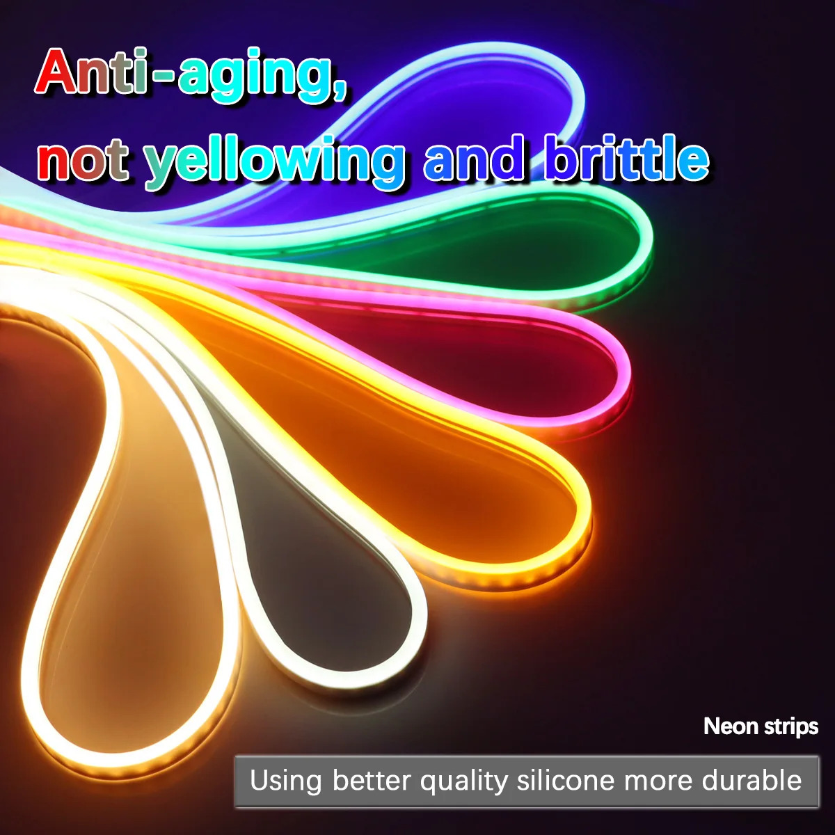 RGB LED Neon Rope Lights APP Control Music Sync IP65 Waterproof Flexible Multi Modes Remote for Indoor Outdoor Bedroom Living Room Gaming Room Party Decoration photo 5