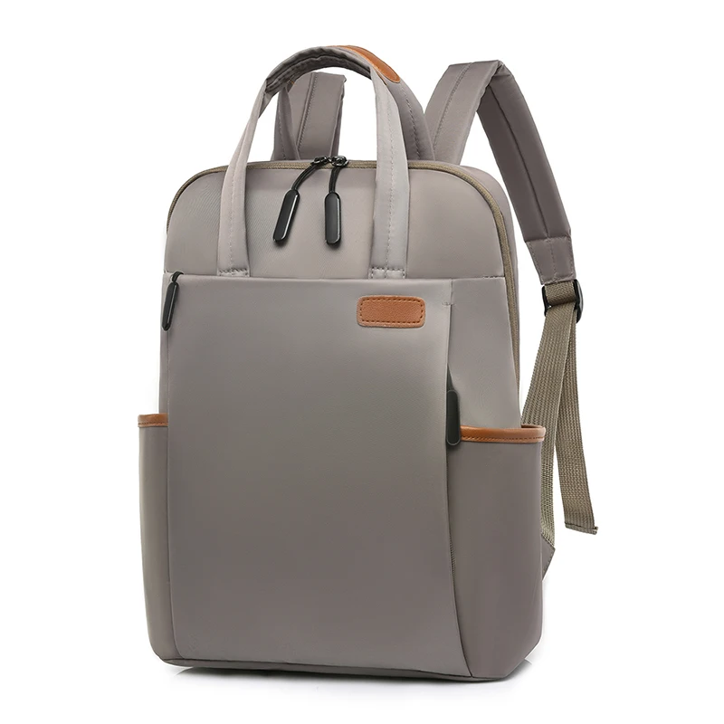 Laptop backpack with multiple pockets, adjustable shoulder straps, zipper closure, multi-purpose, school backpack photo 4