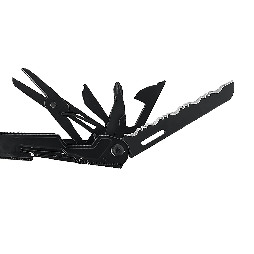 SOG 18 in 1 PowerPint Mini Multi-tool Stainless Steel Pocket EDC Multifunctional Pliers with Folding Knife Screwdrivers Scissors For Survival Fishing Hiking Cycling Travel DIY Home Emergency Repair Portable Camping Tools and Safety Equipment Gift For Men photo 5