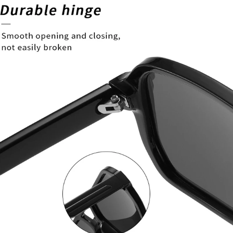 Polarized Pilot Sunglasses Men Women 2026 Retro Square Double Bridge Vintage Sun Glasses UV400 Driving Outdoor photo 5