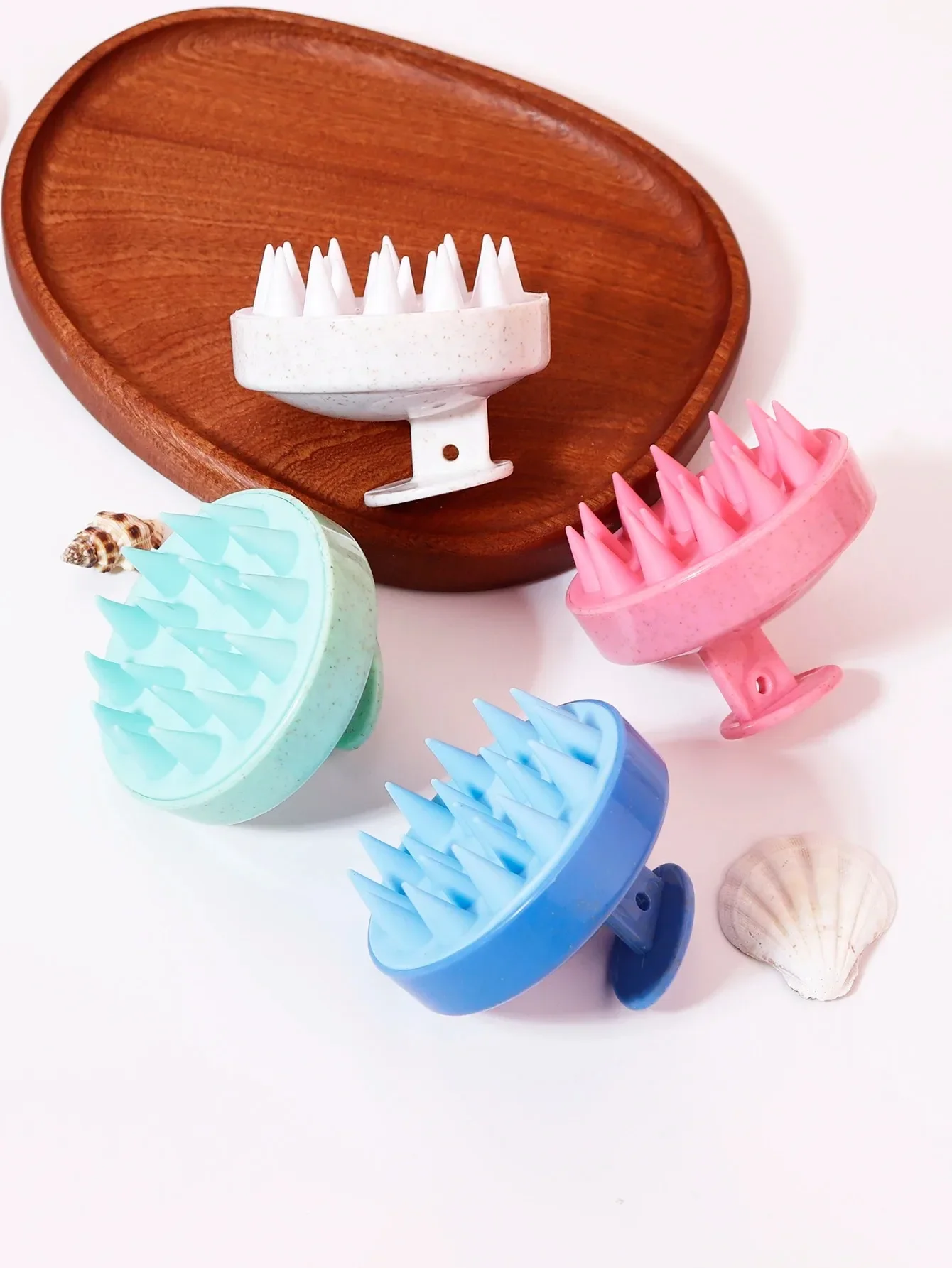 Hair Wash Brush, Silicone Scalp Massage Comb, Soft Body Massage Brush, Beauty and Hairdressing Tool, Shower SPA Comb photo 2