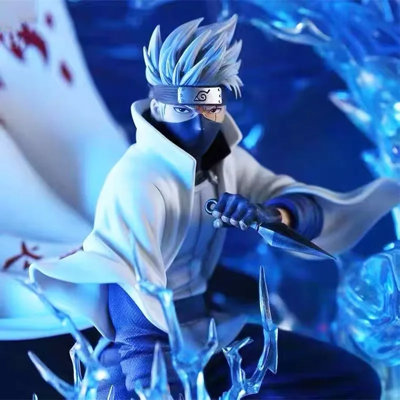 23cm Pvc Naruto Gk Anime Action Figure Hatake Kakashi Toy Figure Statue Ornament Collection Model Decora Figurine Christmas Gift photo 3