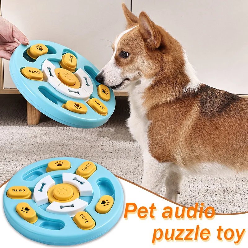 Pet Sound Educational Toys Dog Slow Food Basin Cat Dog Educational Toy To Relieve Boredom, Interactive Educational Feeding Toy photo 2
