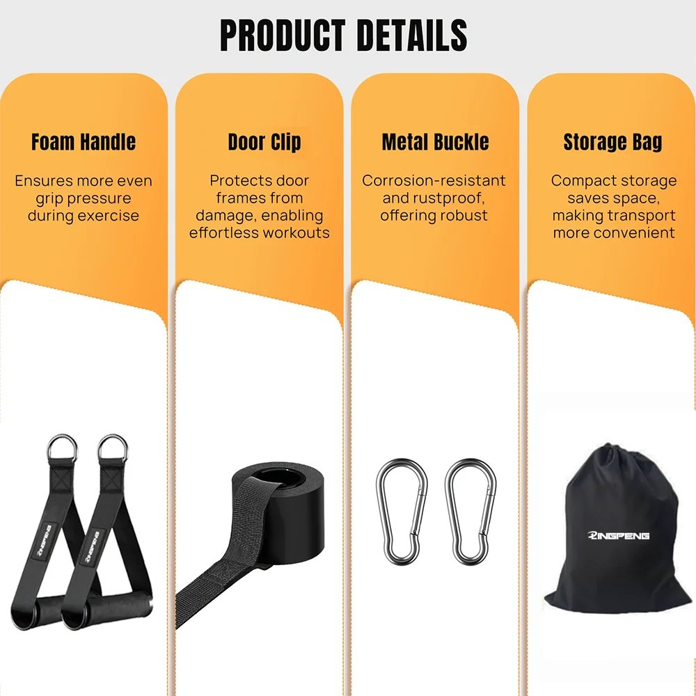 10Pcs Resistance Bands Set Pull Straps Assistive Pull-Up Bands Exercise Straps Leg Exercise Bands for Gym Fitness Home Workout photo 5