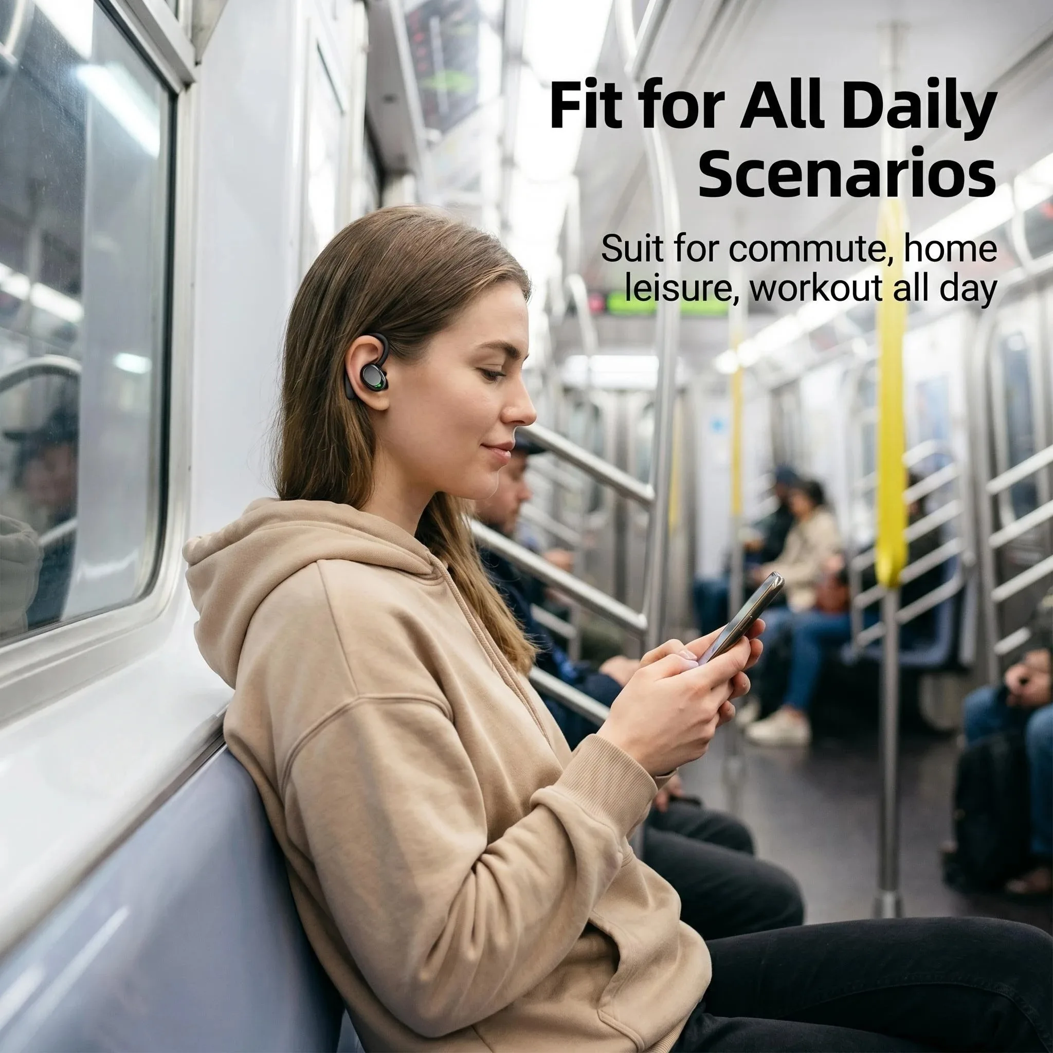 Original Lenovo Clip Open-Ear TWS Earbuds SP180 Wireless Earphone Bluetooth Headphone Comfortable Wear Long Battery With Mic photo 4