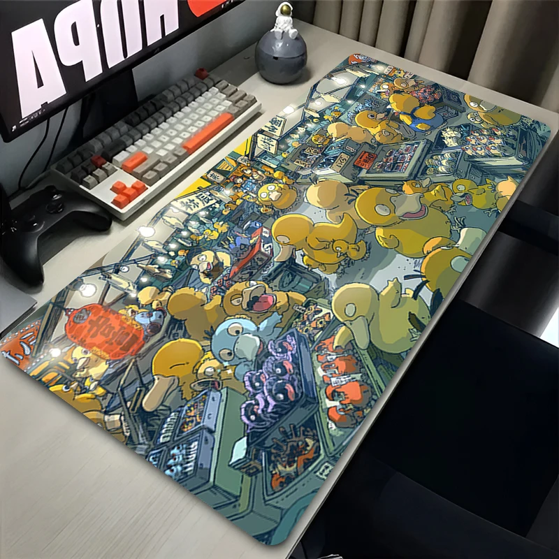 Mouse Pad PC Gamer Cabinet Mousepad P-Pokemon Keyboard Desk Mat Computer Gaming Accessories Kawaii Anime Playmat photo 2