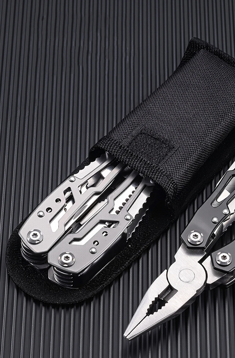 Pocket Mini Pliers Knife Screwdriver Folding Small Multitool Opener Nail File Precision Pliers Hand Tools Outdoor Emergency Tool photo 6