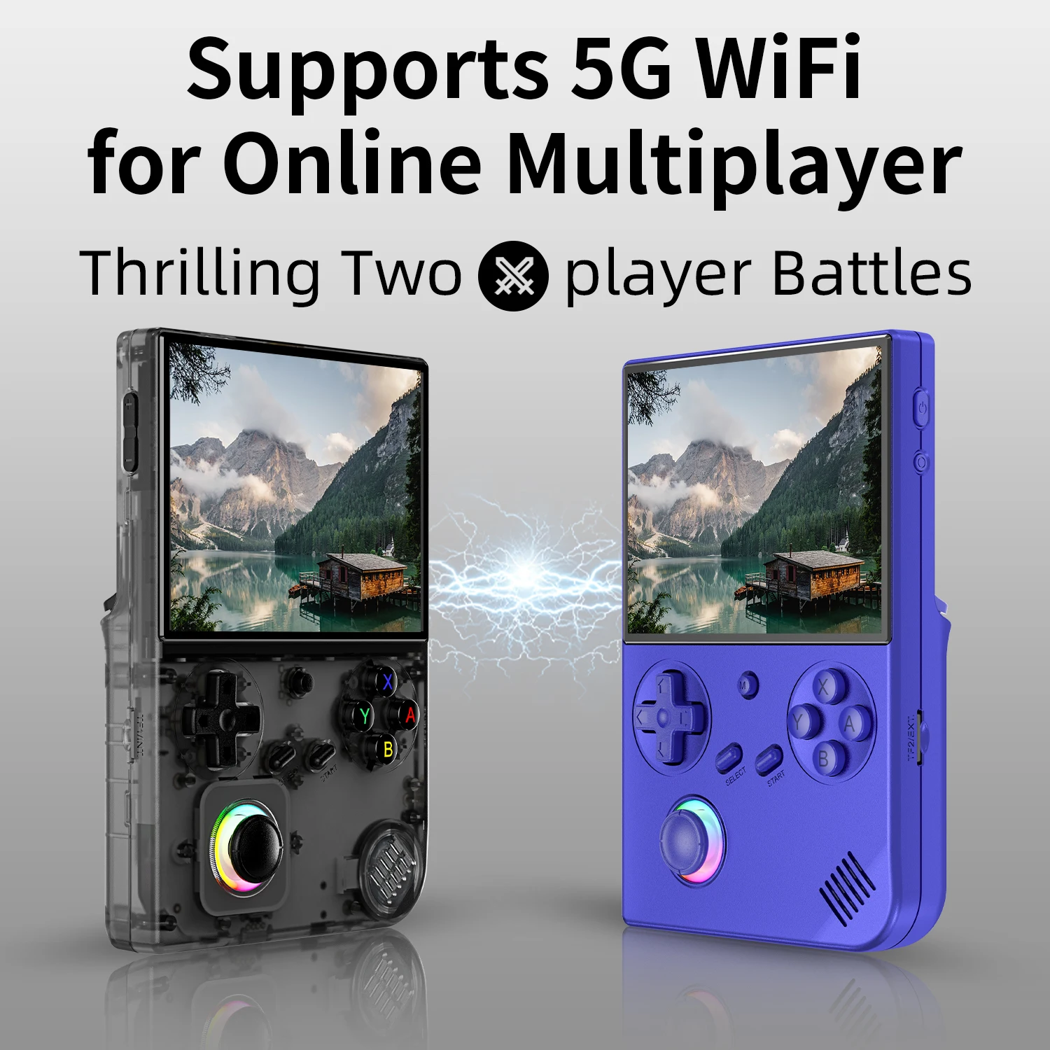 ANBERNIC RG40XXV Retro Handheld Game Console 4.0'' IPS Screen Linux 64-Bit RGB Joystick Players Supports WiFi Bluetooth HDMI Out photo 4