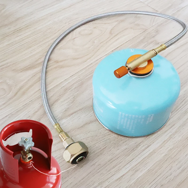 Camping Gas Stove Gas Refill Adapter Outdoor Cylinder Filling Adapter Gas Tank Furnace Connector Accessories Camping Equipment photo 3