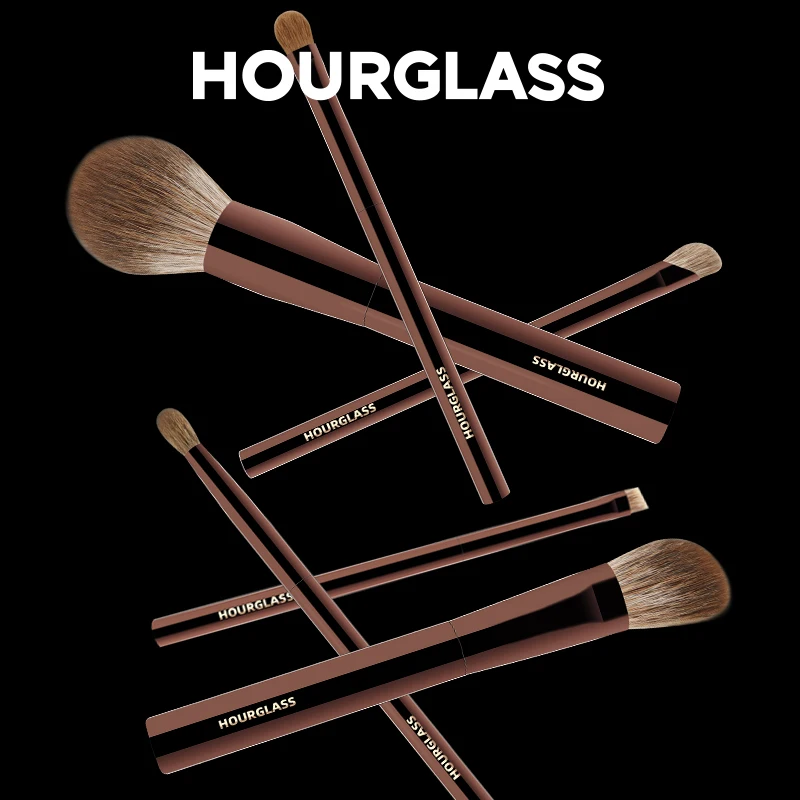 Hourglass Makeup Brush Set 10 Soft and Convenient Eyeshadow, Concealer, Stucco, Grooming Face Makeup Brushes photo 2