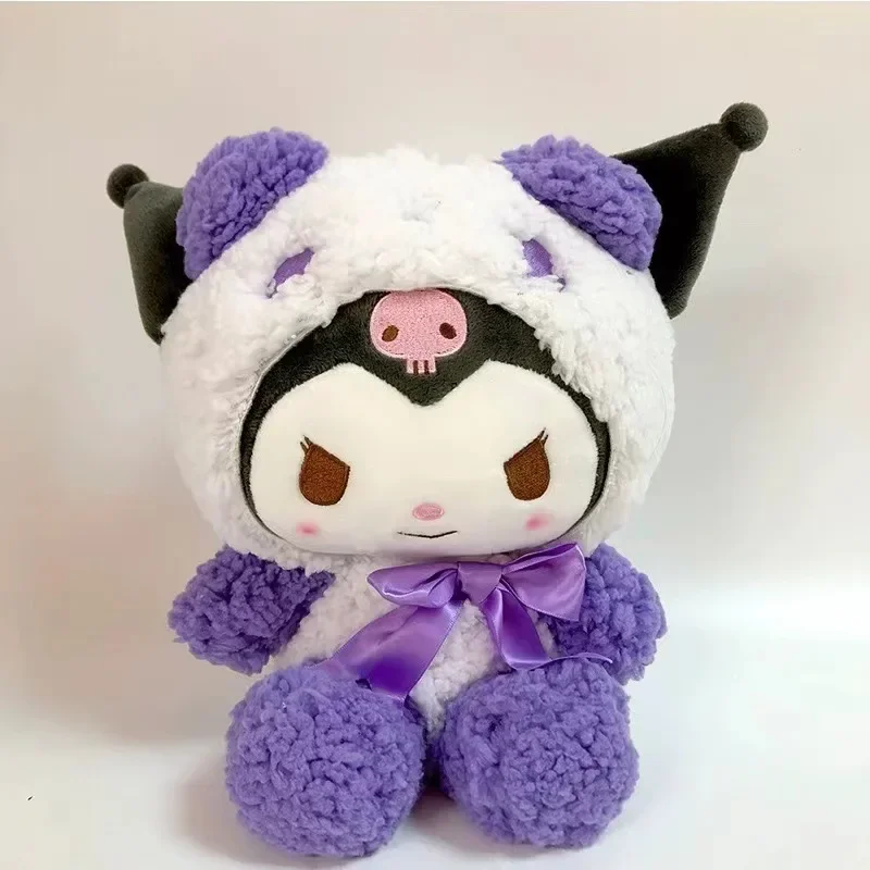 =2026 New Kawaii 25cm Sanrio Plush Toy Jade Dog Kuromi Dressing Doll Doll Plush Toy Stuffed Animal Patung Dolls Birthday Gift photo 6