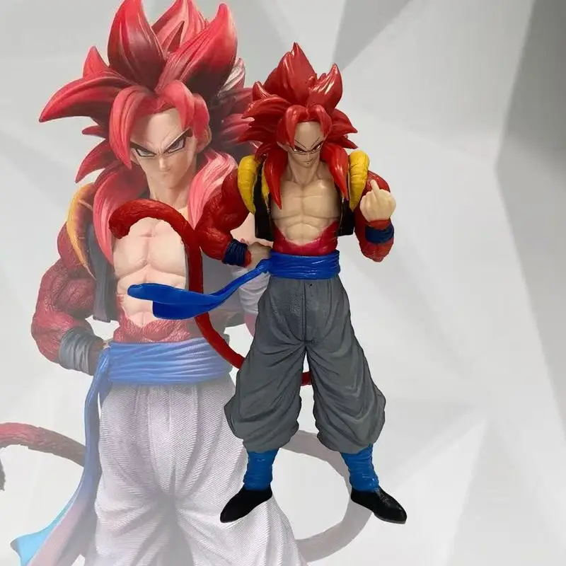 14cm Dragon Ball Small NP Super Four Wujita Super Saiya Crowd Play Anime Action Figure Toys PVC Model Ornament Dolls Gifts photo 3