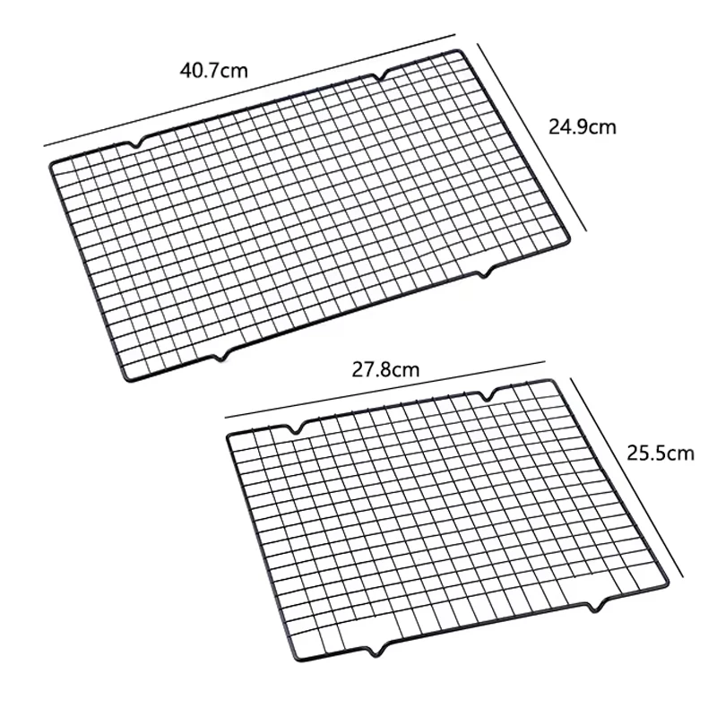 FAISDU 1pcs Single Layer Stainless Steel BBQ Bread Cake Cooling Rack Drip Dry Rack Cooling Grid Baking Pan Household Baking Tool photo 6