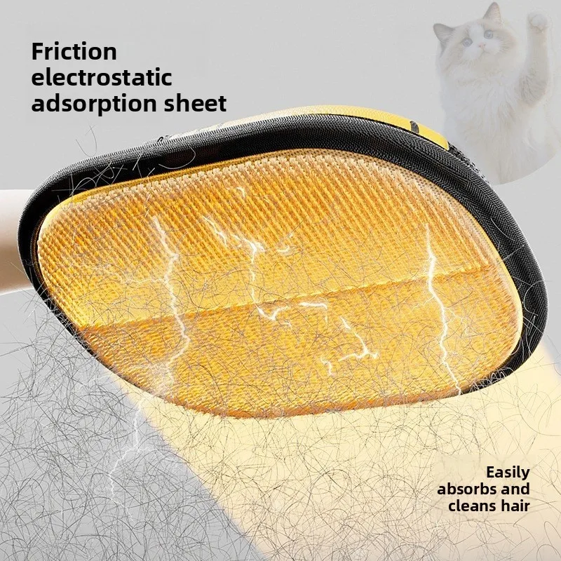 Pet Hair Removal Kit: Sticky Roller, Static Brush & Grooming Gloves - For Cat Dog Fur on Furniture Car Clothing photo 3