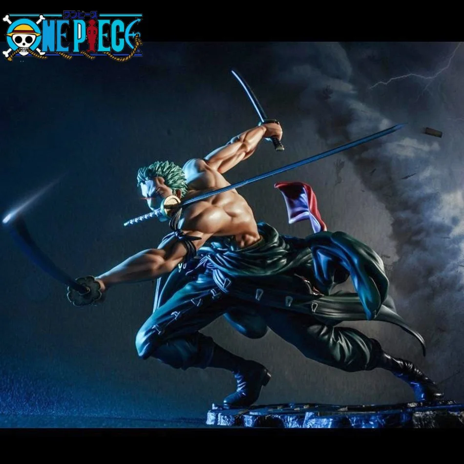 New 20cm One Piece Anime Figure GK Roronoa Zoro PVC Action Figure Collection Model Doll Toy Gift Decoration photo 2