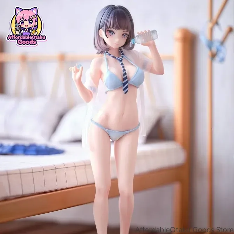 2026 Hot New Premium Cute Chibi Drinking Water Anime Girl GK Statue Figure Desktop Decor Ornament Collectible Birthday Gifts photo 1