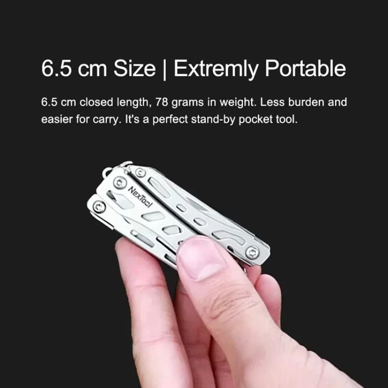 NexTool Mini Flagship 10 IN 1 Multi Functional Folding EDC Hand Tools Pockets Pliers Screwdriver Bottle Opener Outdoor Multitool photo 3