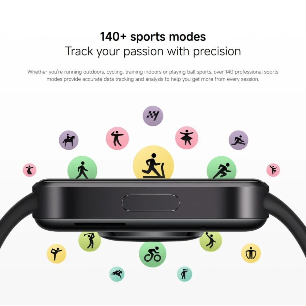 Global Version Xiaomi Redmi Watch 6 Active Smartwatch 1.85'' Display Up to 18 Days of Battery Life 140+ Workout Modes BT Calling photo 6