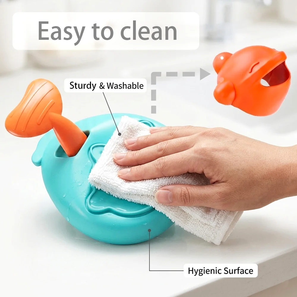 Dog Cat Interactive Food Toy Puzzle Press-to-Dispense Whale Shaped Slow Feeder Boredom Buster Training Reward Dispenser for Pets photo 5