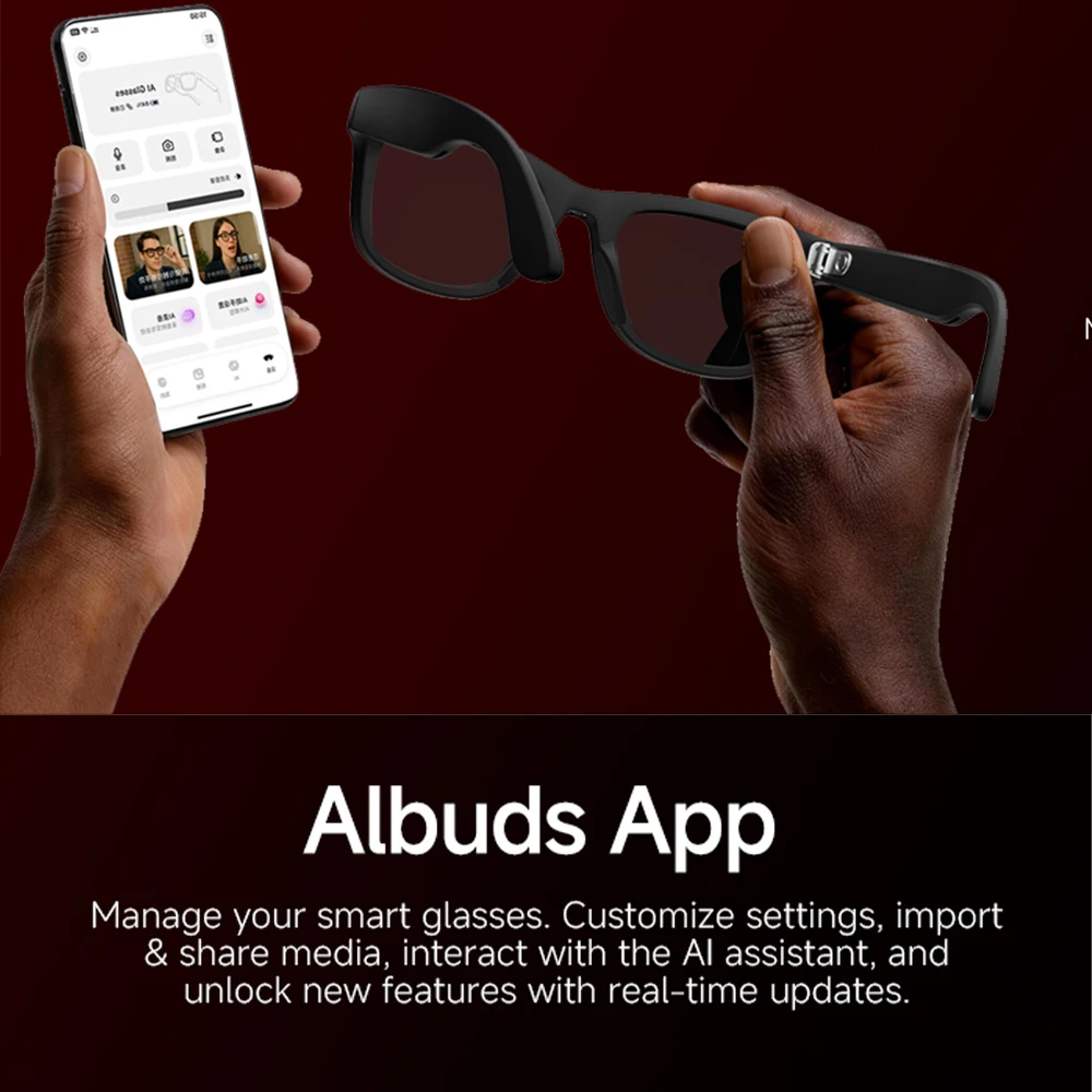 New HD5-ultra AI Smart Glasses AI Real-time Translation 800W Pixel Camera Photo Video Recording 300 Mah Smart Glasses 2026 photo 5