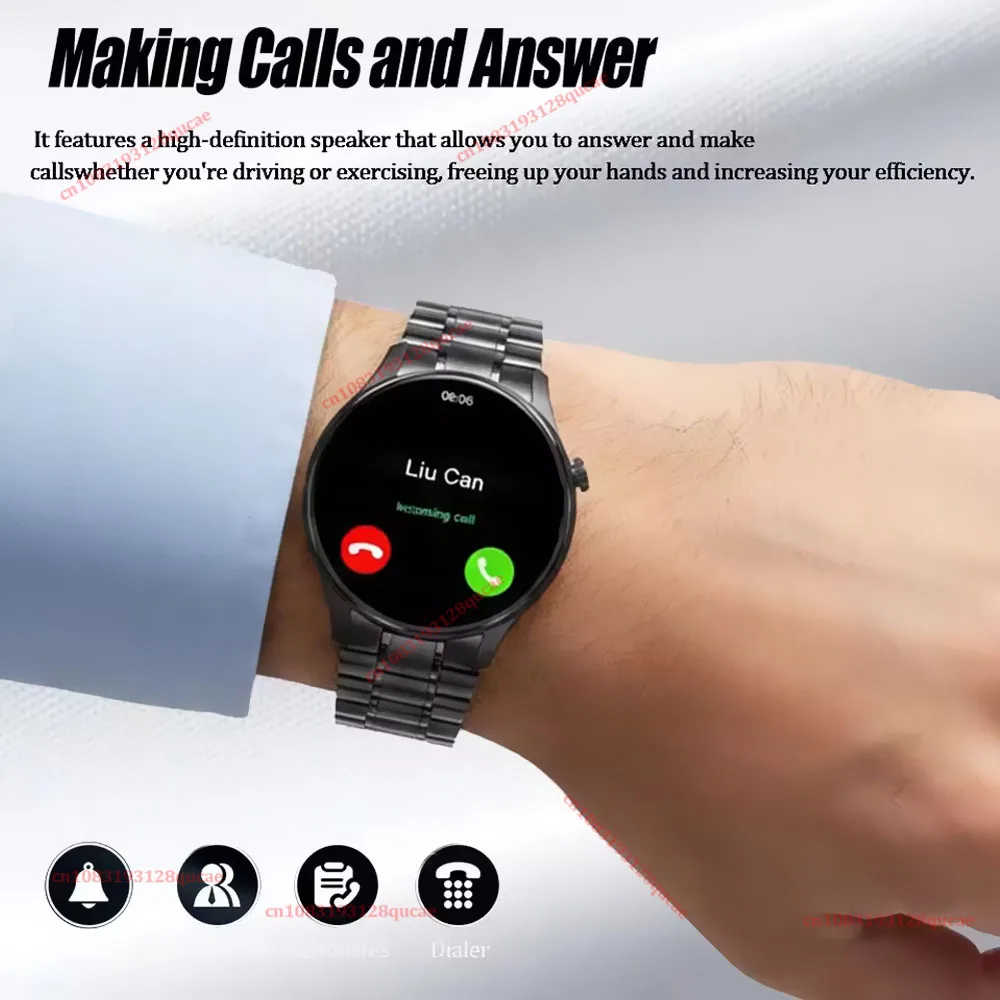 2026 New Smart Watch Men AMOLED HD Screen GPS Motion Trajectory Heart Rate Bluetooth Call SmartWatch Waterproof Android iOS Ht30 photo 2