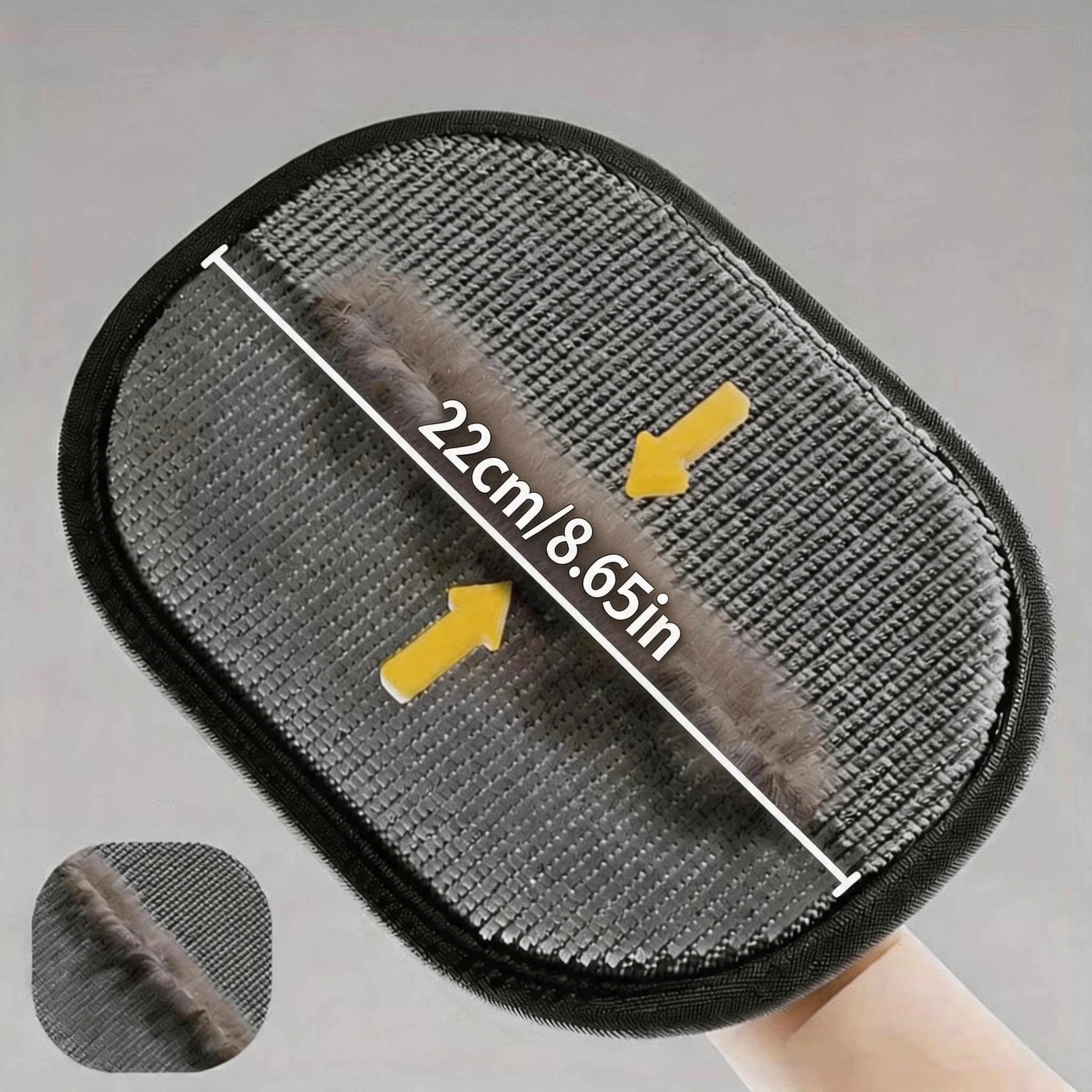 2-Piece Pet Hair Removal Gloves – Double-Sided Cat Brushes, Anti-Shedding Grooming Gloves, Hair Control Care Tools photo 6