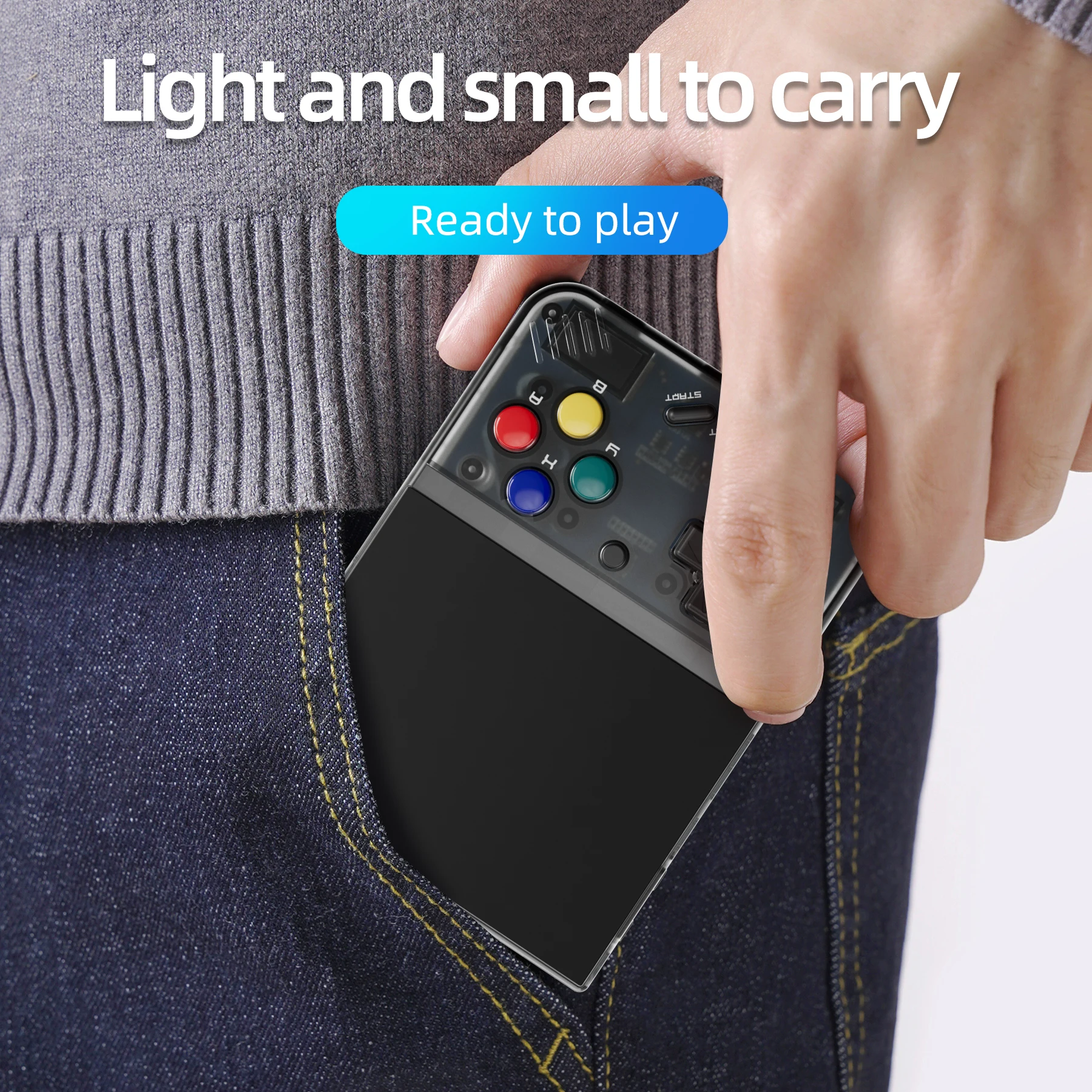 MIYOO Mini Plus Portable Retro Handheld Game Console V2 Mini+ IPS Screen Classic Video Game Console Linux System Children's Gift photo 5