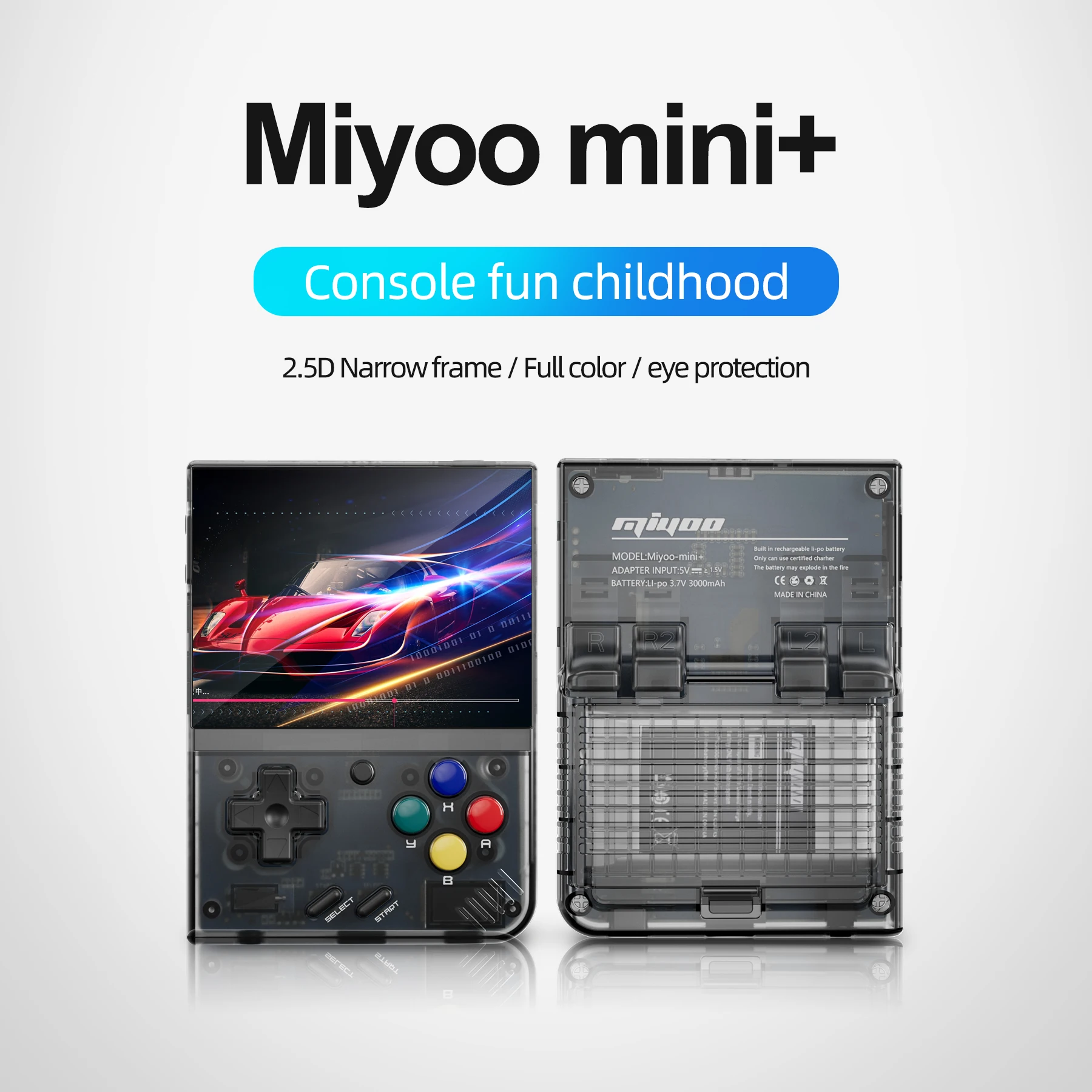 MIYOO Mini Plus Retro Pocket Emulator 3.5" OCA IPS Screen Handheld Console  3000mAh Multi Emulator Video Player for Miyoo35 photo 2