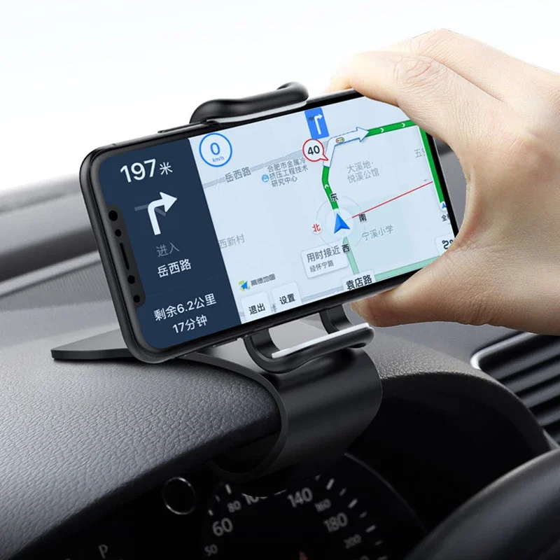 360 Rotatable Car Phone Holder Universal Cell Phone Stands Car Rack Dashboard Support for Auto Grip Mobile Phone Fixed Bracket photo 4