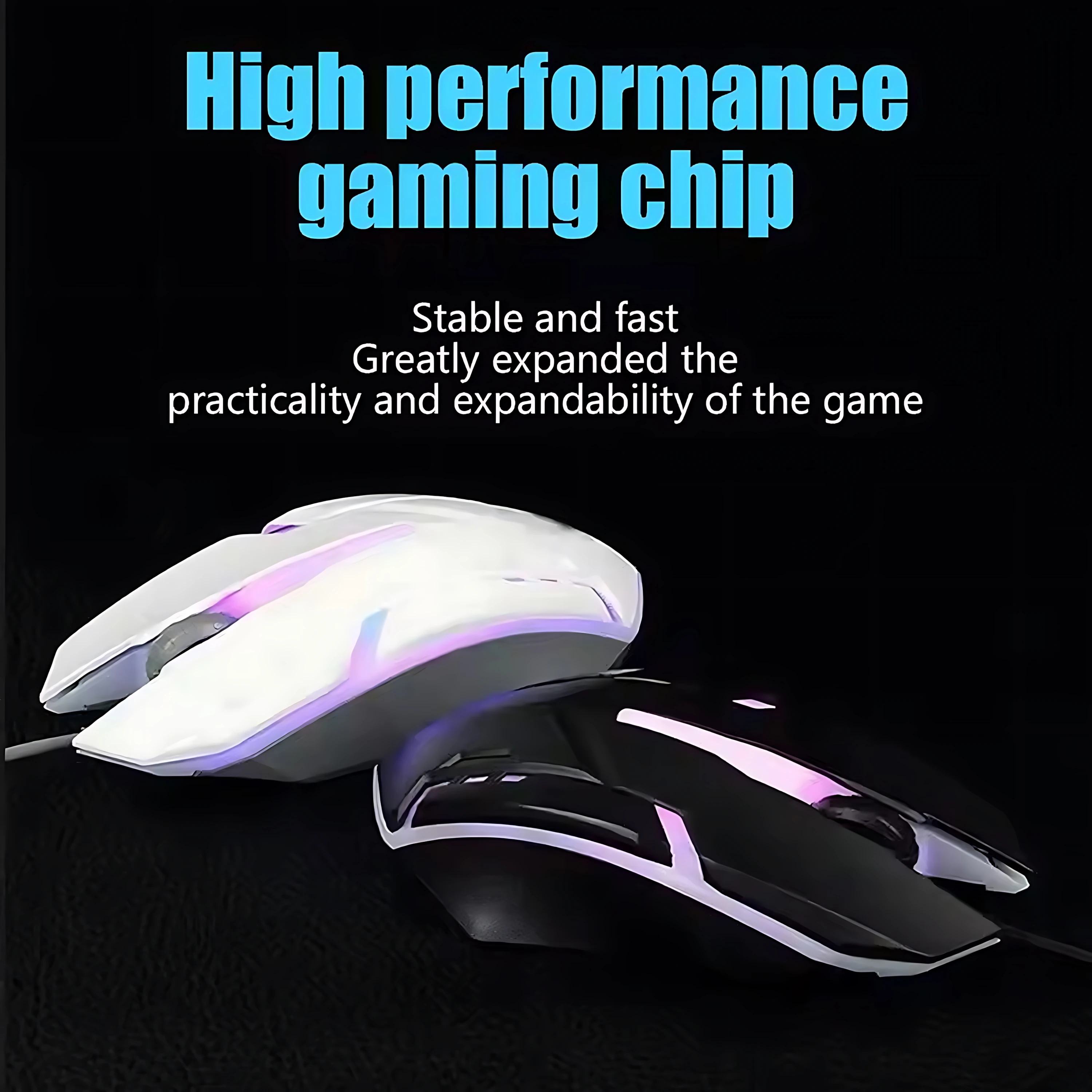 Newly Launched HOT Game Office Universal Light Wired Keyboard And Mouse Set Mechanical Feel Floating High Key Cap Game Mouse Set photo 4