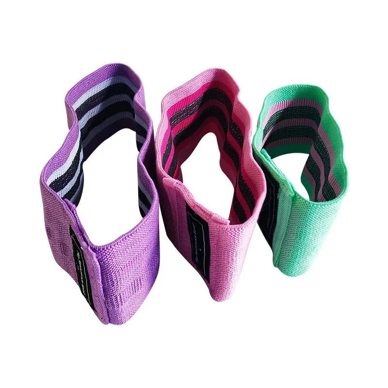 Elastic Bands Fitness Resistance Bands Yoga Pilates Hip Circle Expander Bands Gym Training Home Workout Equipment photo 4