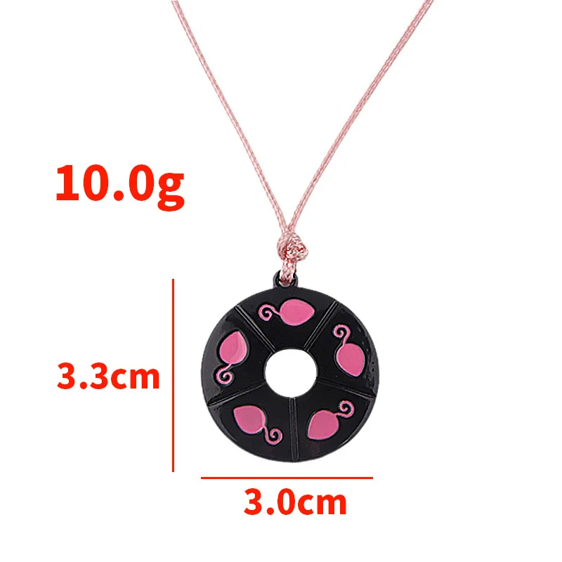 Cute cartoon girl jewelry necklace ring bracelet badge cosplay props gift photo 4