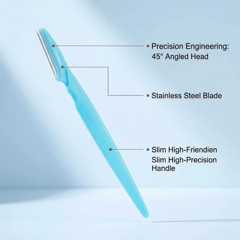 Disposable Eyebrow Razor Set Multicolor Facial Shaper Trimmer Portable Face Hair Remover Shaving Razors for Eyebrow Grooming photo 5