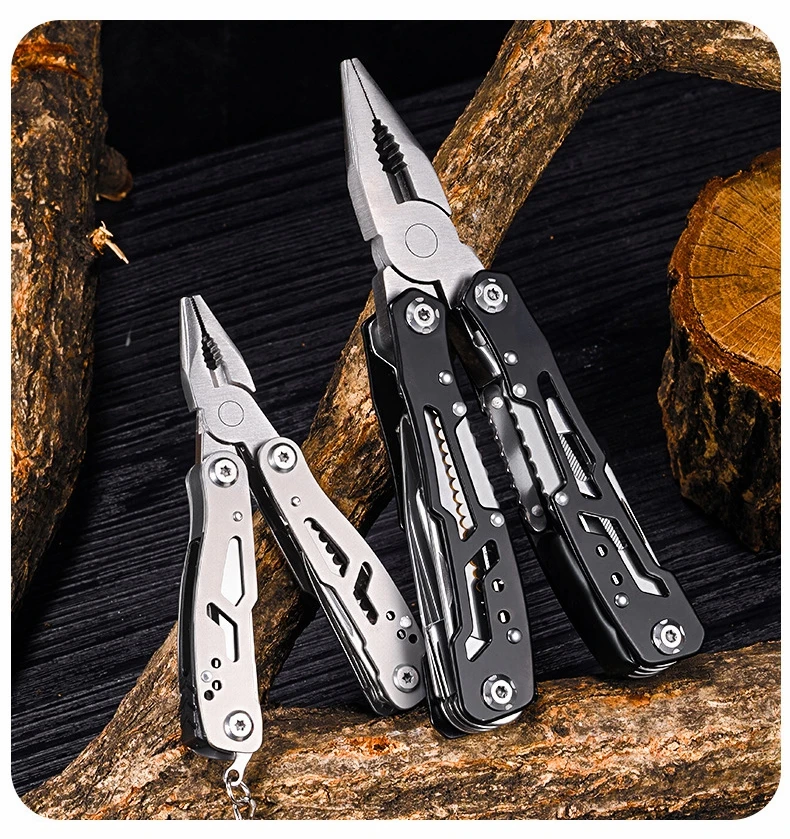 Pocket Mini Pliers Knife Screwdriver Folding Small Multitool Opener Nail File Precision Pliers Hand Tools Outdoor Emergency Tool photo 3