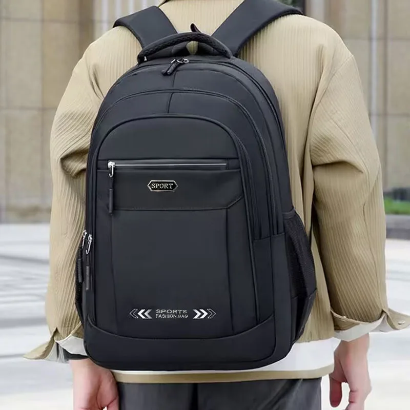 Unisex Sport Oxford Backpack Large Capacity Lightweight Water Resistant Casual Daily School Travel Laptop Rucksack Bag photo 5