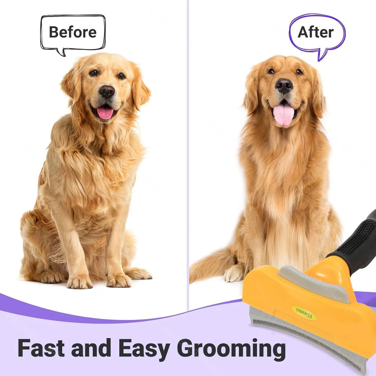 Cat Hair Removal Comb Cat Brush Pet Grooming Brush Dog Comb Cat Hair Massage Comb Cat Hair Remover Cleaning Grooming Cat Combs photo 5