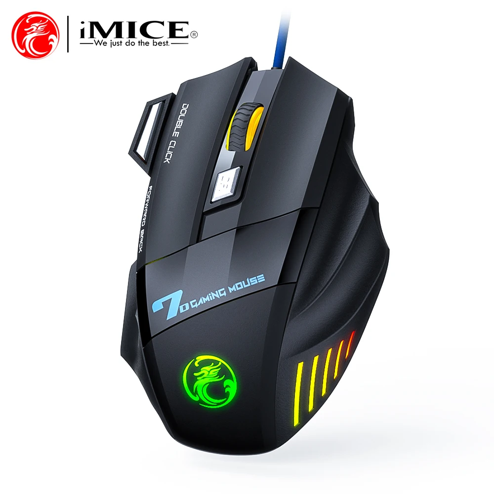 Wired RGB Backlight Gaming Keyboard And Mouse Combo,3200DPI Adjustable High Precision Keyboard Mouse Set For Windows PC Computer photo 5