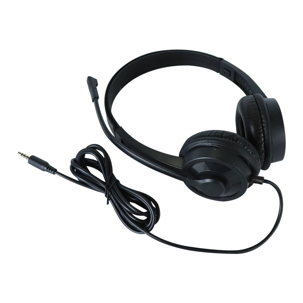 3.5MM Call Center Clear Voice Office School PC Gaming With Microphone 1.5M Wired Computer Headset Volume Control Noise Reduction photo 2