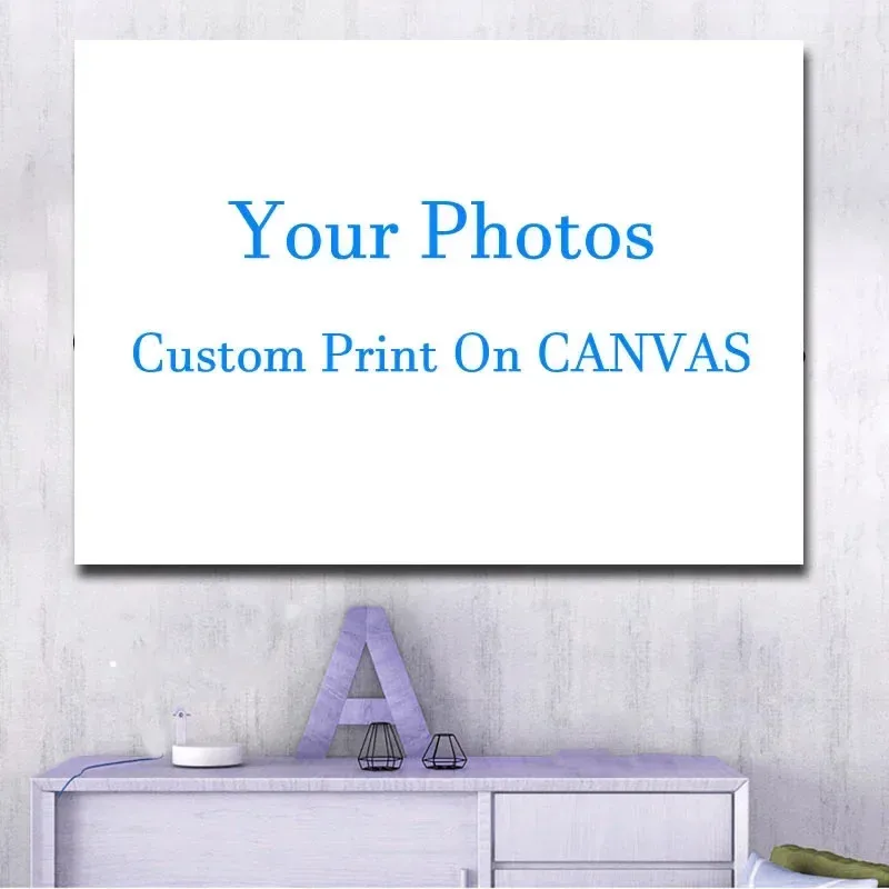 Custom Print Canvas Poster Anime Game Poster Painting By Your Photo Personal Gift Customize Figure Animal Pets Home Decor photo 3