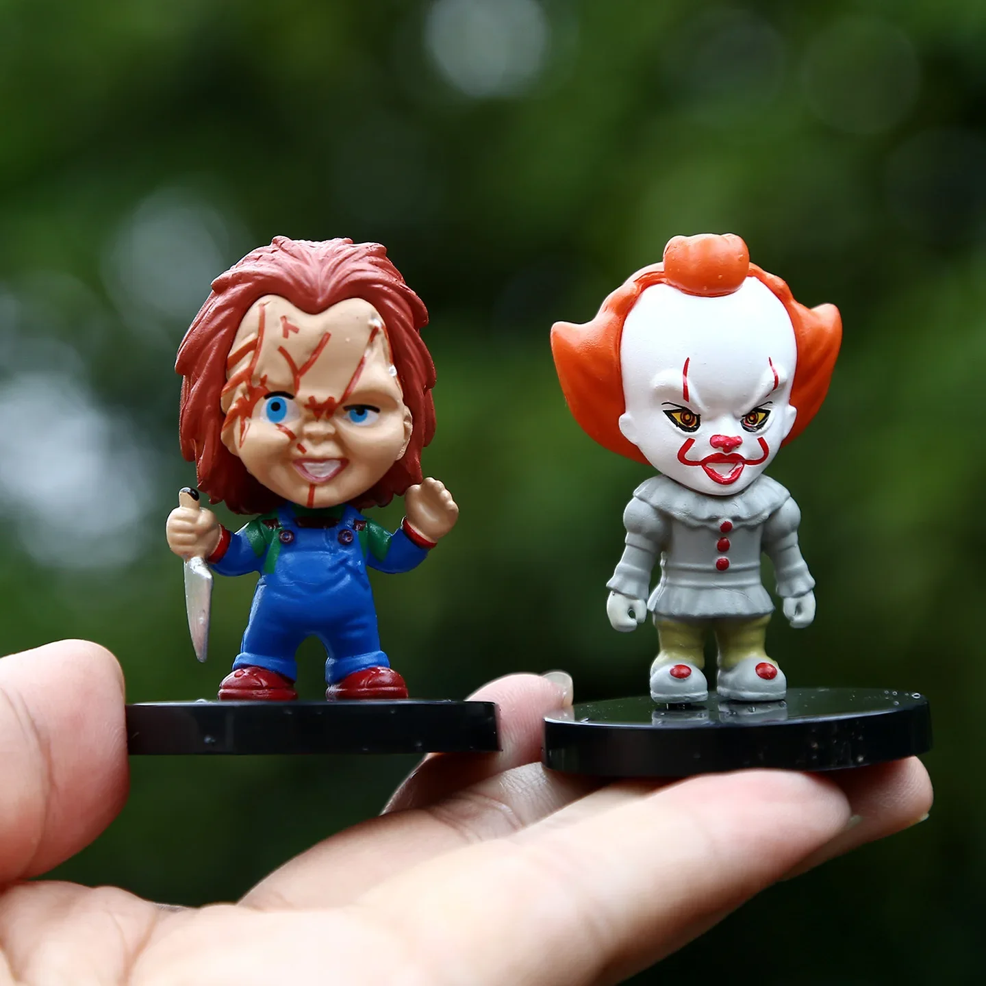 10PCS Horror Film Series Jason Freddy Clown Action Figure Toys PVC Model Halloween Gift Vinyl Figurine Doll Gift photo 4
