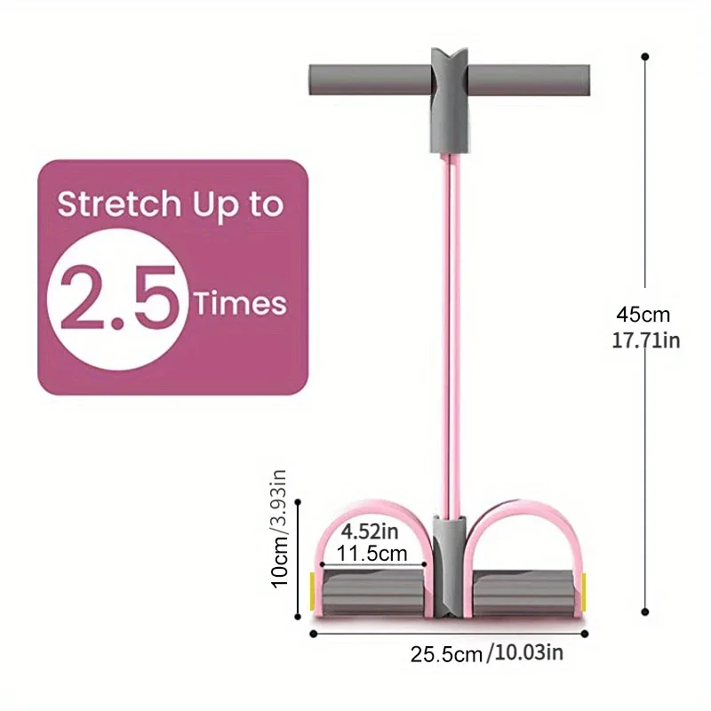 Adjustable Resistance Foot Pedal Resistance Band Home Gym Equipment for Waist Leg Arm Full Body Training photo 6