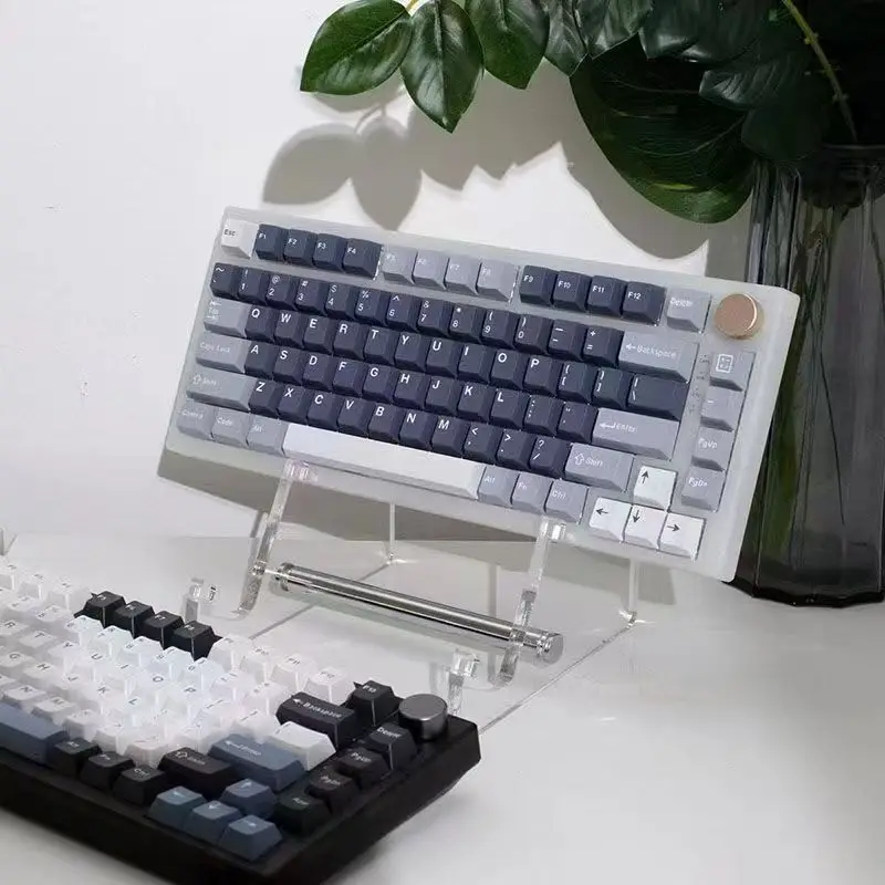 Keyboard Display Stand Transparent Acrylic Keyboard Stand for Computer Mechanical Keyboard Holder Layer Rack Keyboard Tray photo 6