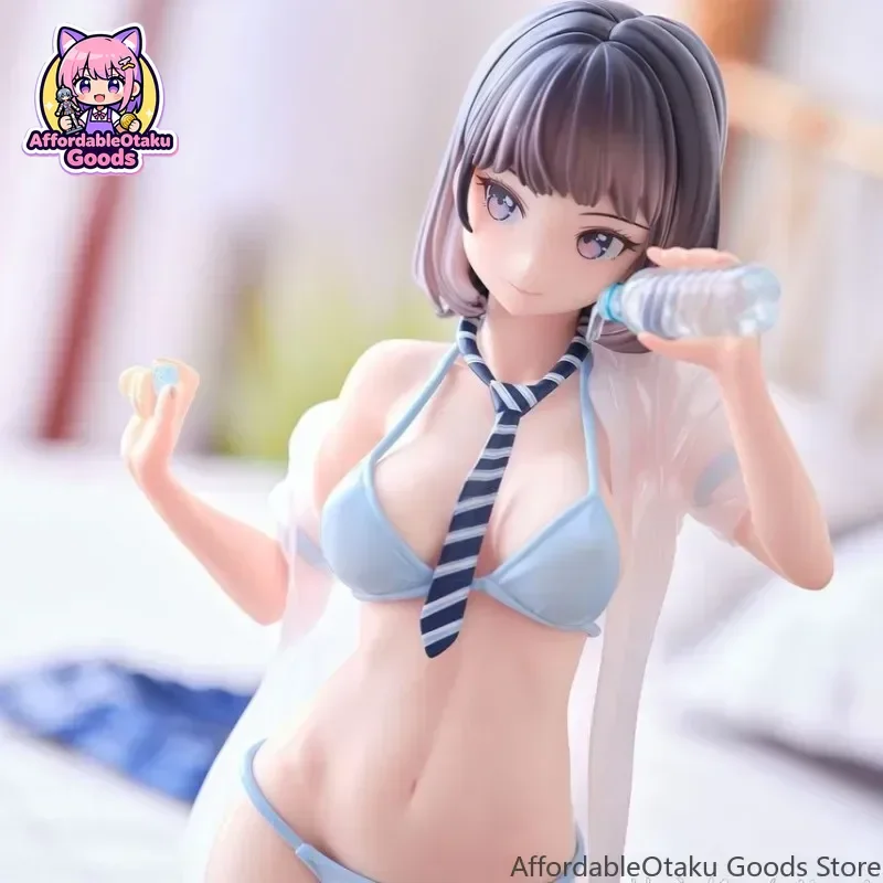2026 Hot New Premium Cute Chibi Drinking Water Anime Girl GK Statue Figure Desktop Decor Ornament Collectible Birthday Gifts photo 6