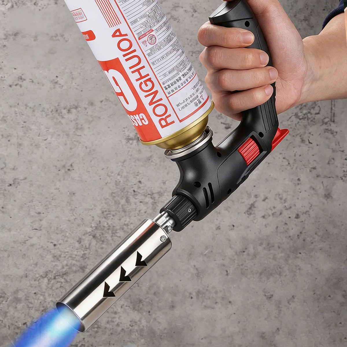 Extended Butane Torch Long Tube Gas Blow Torch For Outdoor Camping BBQ Soldering Welding Kitchen Cooking Hand Tool photo 4
