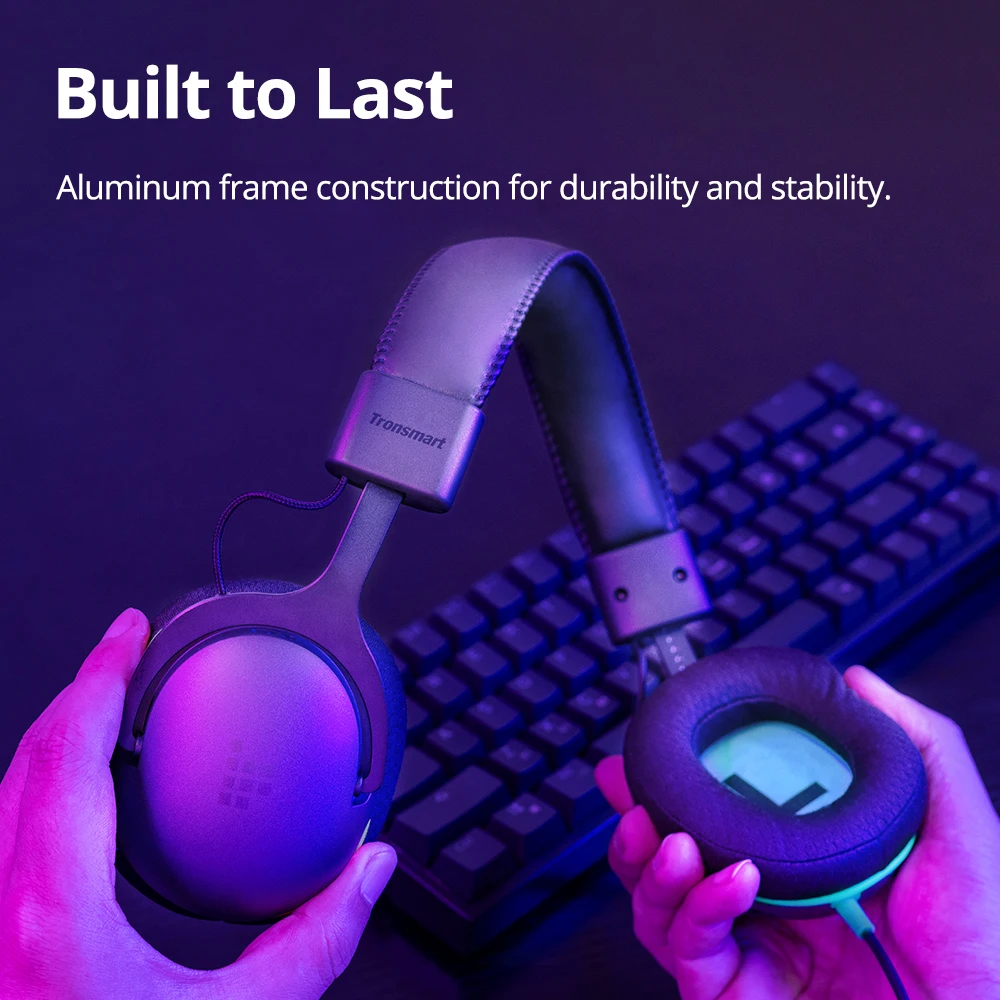 Tronsmart G10 Multiplatform Wired Over-the-Ear Gaming Headset for PC, PS5, PS4, Xbox Series X|S, Xbox One, Nintendo Switch, Mobile photo 6