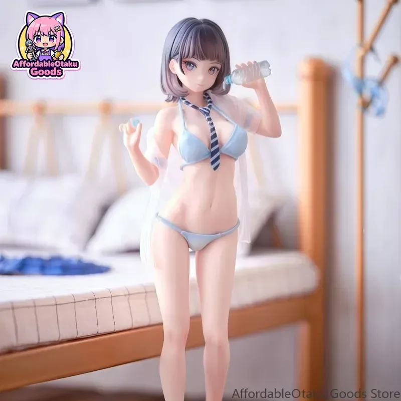 2026 Hot New Premium Cute Chibi Drinking Water Anime Girl GK Statue Figure Desktop Decor Ornament Collectible Birthday Gifts photo 2