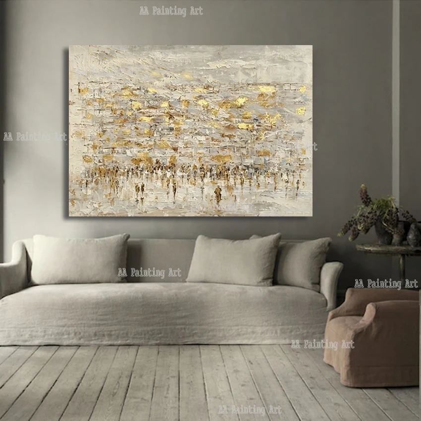 Large Luxury Canvas Art, Jewish Artwork Home Decor, Jerusalem Western Wall Orginal Oil Painting Canvas Picture, Handpainted Art photo 2