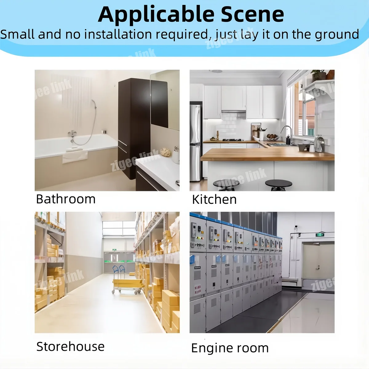 Zigbee Water Leakage Sensor Flood Overflow Security Detector APP Real-Time Remote Alert For Household Anti-Water-Leak Protection photo 6