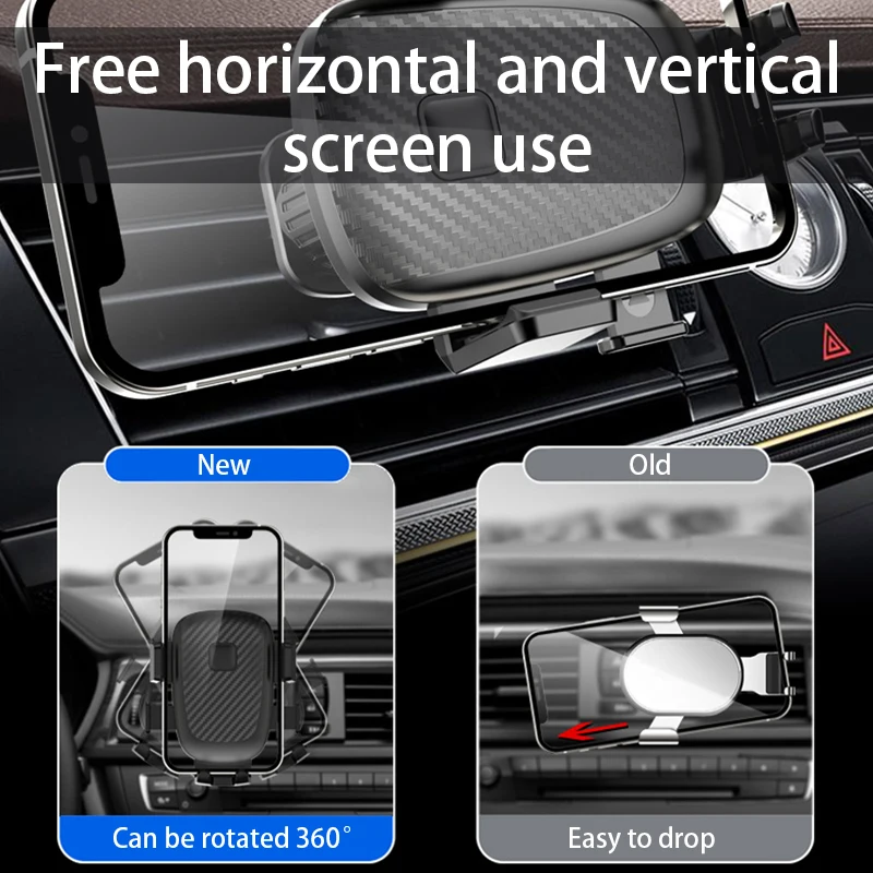 SEAMETAL Car Phone Holder Bracket Accessories Interior Air Outlet Vent Base Gadget Universal Auto Cellphone Support Accessories photo 6