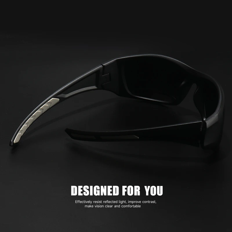 Polarized Sports Sunglasses UV400 Anti-Glare Full Frame Outdoor Cycling Fishing Glasses with Sturdy Construction photo 6